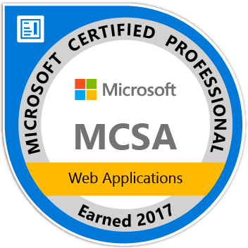Microsoft MCSA Web Applications